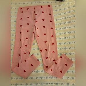 Style and Co. Pink heart Leggings